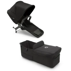 Discount Donkey 5 mono complete - midnight black/black stel Søskende/Tvillingevogne|Kombivogne Med Ergonomiske Sæder