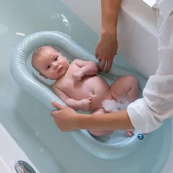 New Uppblåsbar Badmadrass Mint Badekar, Stativer & Badestole