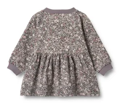 Online Dorthea Jersey Kjole - Purple stone flowers Kjoler