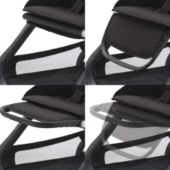 Sale Dragonfly complete - black/forest green Klapvogne Med Ergonomiske Sæder