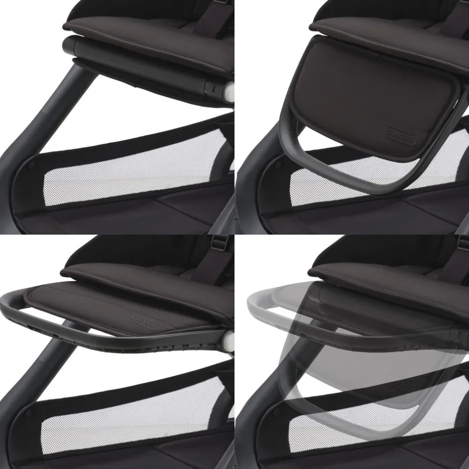 Online Dragonfly complete - graphite/grey melange Klapvogne Med Ergonomiske Sæder