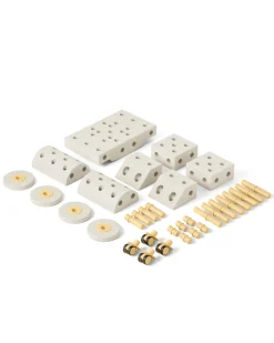 Online Dreamer Set Sand Grey / Honey Yellow Store Byggesæt|Tumlemøbler