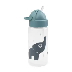 New Drikkedunk m/ sugerør - elphee blå Madkasser & Drikkedunke