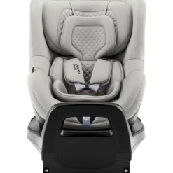 New Dualfix Pro M Lux - Linen grey Autostole Med Integreret Baser|Autostole 61-105 Cm (3 Mdr.-4 År)