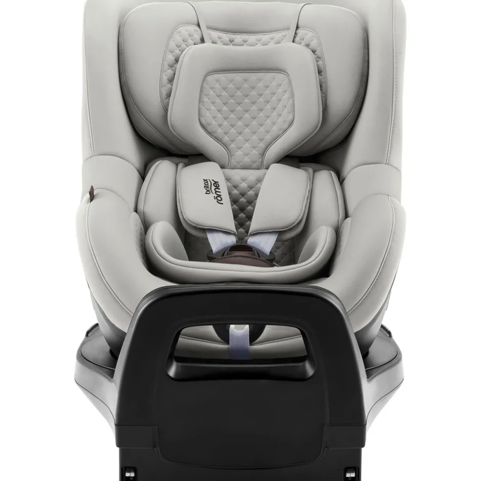 New Dualfix Pro M Lux - Linen grey Autostole Med Integreret Baser|Autostole 61-105 Cm (3 Mdr.-4 År)