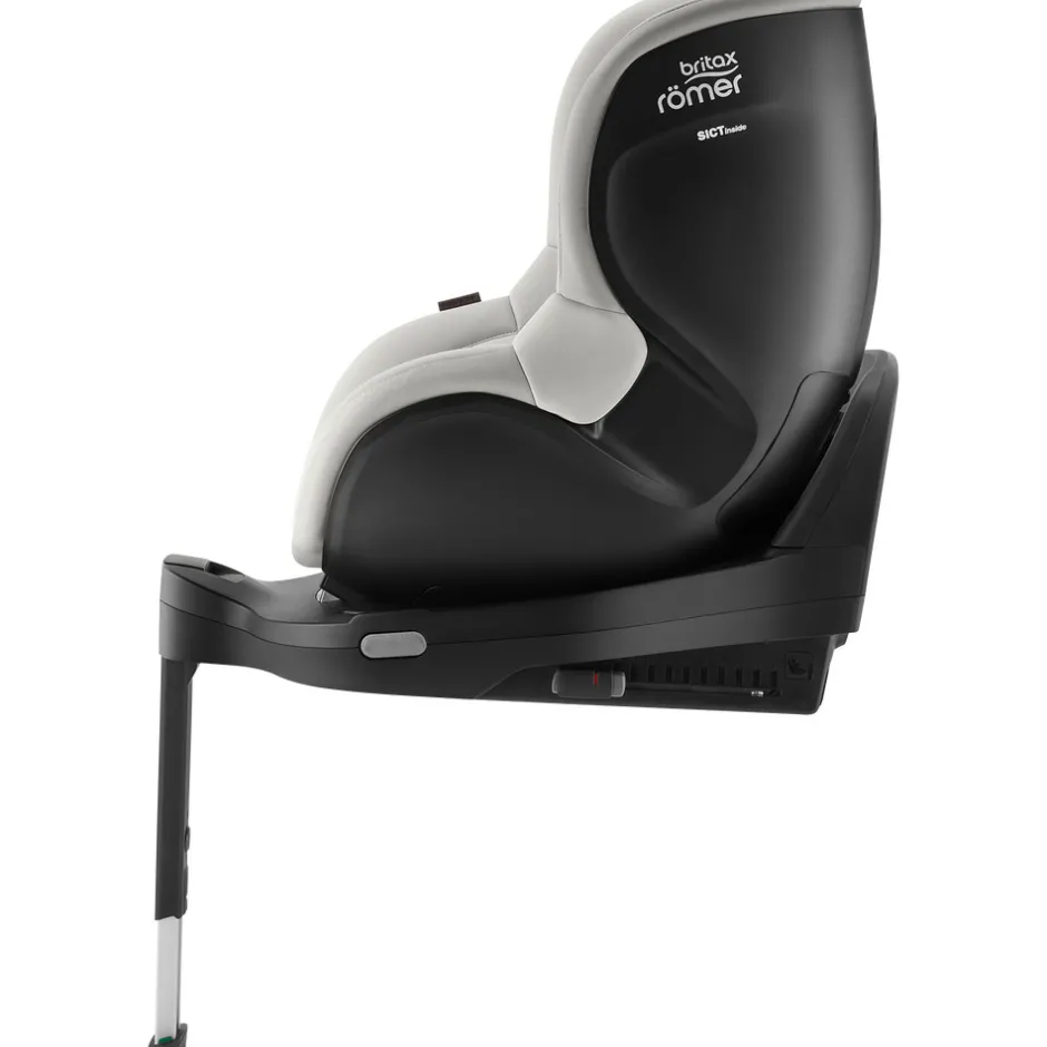 New Dualfix Pro M Lux - Linen grey Autostole Med Integreret Baser|Autostole 61-105 Cm (3 Mdr.-4 År)