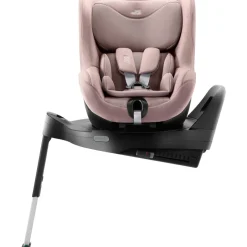 Best Dualfix Pro M Style - Dusty rose Autostole Med Integreret Baser|Autostole 61-105 Cm (3 Mdr.-4 År)