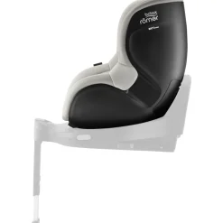 Best Dualfix 5Z Lux - Linen Grey Autostole 61-105 Cm (3 Mdr.-4 År)