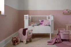 Clearance Dukkevogn i træ - blossom pink Dukkevogne & Senge