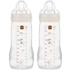 Discount Easy Active Baby Bottle 330ml 2pk Neutral Sutteflasker
