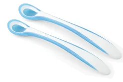 Sale EasyEating blå - 2 termosensitive skeer Bestik