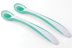 New EasyEating grøn - 2 termosensitive skeer Bestik