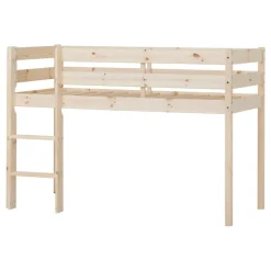 Discount ECO Comfort halvhøj seng 70x160 cm. - natur Børn Juniorsenge