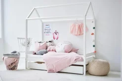 Hot ECO Comfort Husseng 70x160 cm. - hvid Børn Juniorsenge