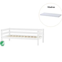 Clearance ECO Comfort Juniorseng med madras - 70x160 cm. - hvid Børn Pakkeløsninger|Juniorsenge