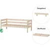 Online ECO Comfort Juniorseng natur, med sengehest og skuffesæt Børn Pakkeløsninger|Juniorsenge