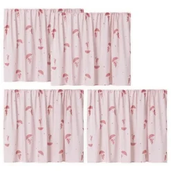 Online ECO Dream Halvhøj seng (delbar) hvid 70x160, med forhæng rød Børn Pakkeløsninger|Juniorsenge