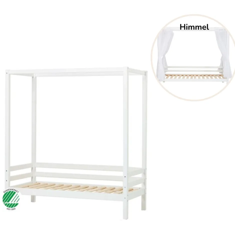 Discount ECO Dream Himmelseng hvid, med himmel Børn Pakkeløsninger|Juniorsenge