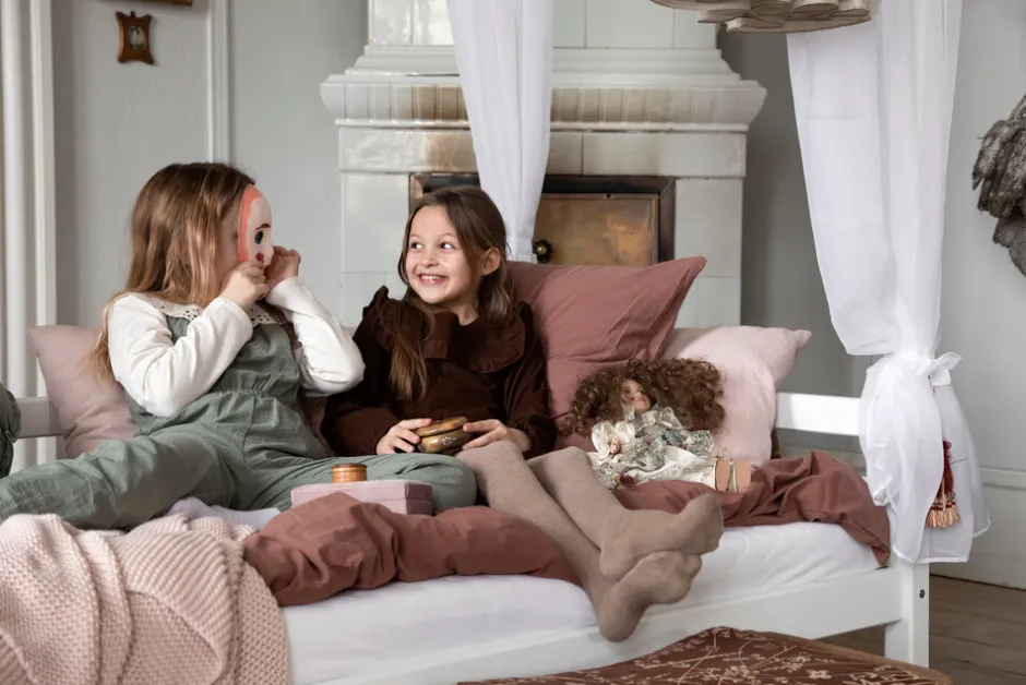 Discount ECO Dream Himmelseng hvid, med himmel Børn Pakkeløsninger|Juniorsenge