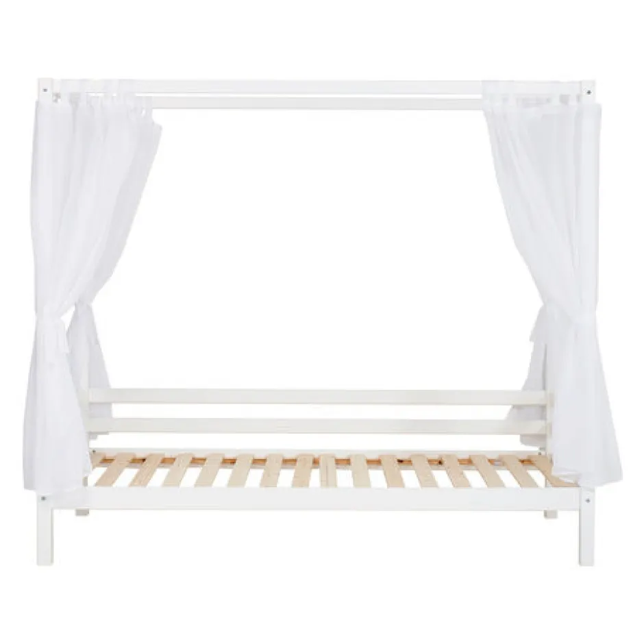 Online ECO Dream Himmelseng med madras 70x160 cm. - hvid Børn Juniorsenge