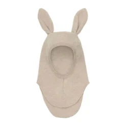 New Elefanthue m. Ører Uld Fleece - Camel Melange Elefanthuer & Huer|Uldhuer, Uldvanter & Uldfutter