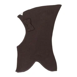 New Elefanthue m. Sløjfe - Chocolate brown Elefanthuer & Huer|Uldhuer, Uldvanter & Uldfutter