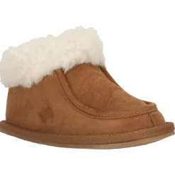 Elian Slippers - Cognac Uld Hjemmesko