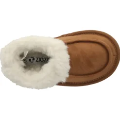 Elian Slippers - Cognac Uld Hjemmesko