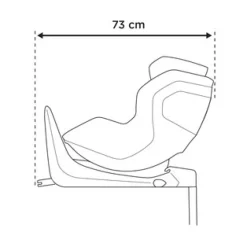 Hot Elm rearward facing - Black Autostole 61-105 Cm (3 Mdr.-4 År)