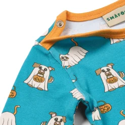 Clearance Elstar Langærmet Body - Creamy blue Bodystocking Langærmet