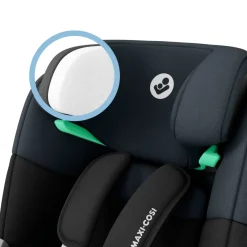 Clearance Emerald 360 S - Tonal Black Autostole Med Integreret Baser|Autostole 40-150 Cm (0-12 År)