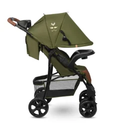 Online Emma Plus klapvogn - green forest Klapvogne Med Flade Sæder