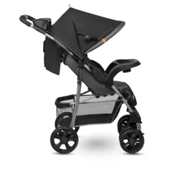 Discount Emma Plus klapvogn - stone Klapvogne Med Flade Sæder