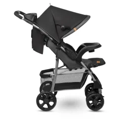 Discount Emma Plus klapvogn - stone Klapvogne Med Flade Sæder