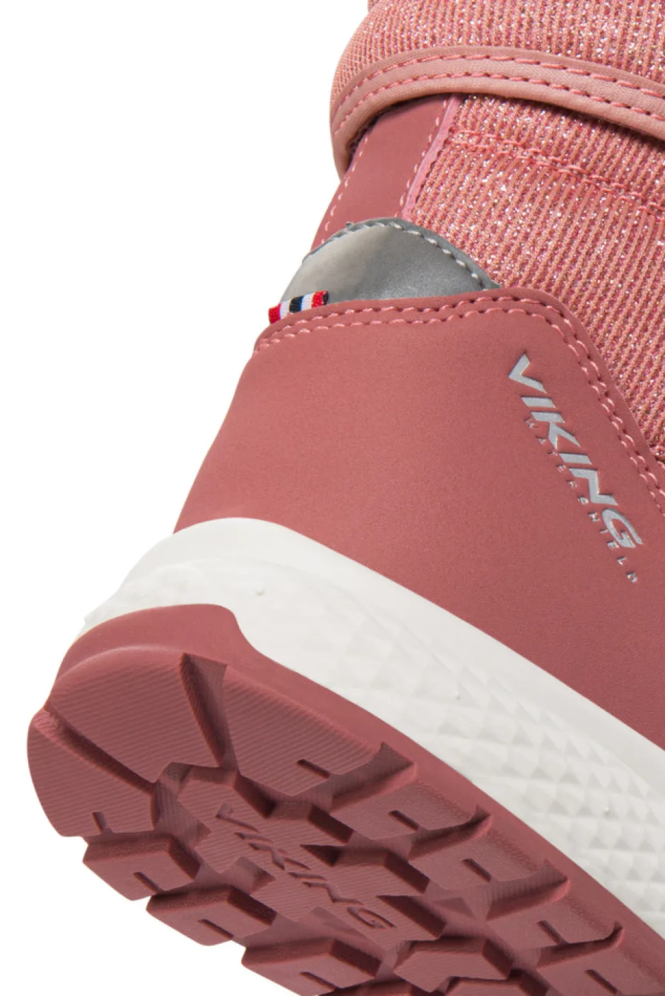 Outlet Equip Glitter Warm WP Pull on - Pink Vinterstøvler