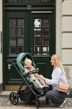 New Evoke Klapvogn - grøn Klapvogne Med Flade Sæder