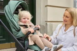 New Evoke Klapvogn - grøn Klapvogne Med Flade Sæder