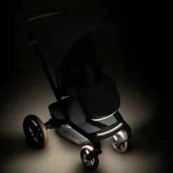 Outlet Fame - Twillic graphite Klapvogne Med Flade Sæder