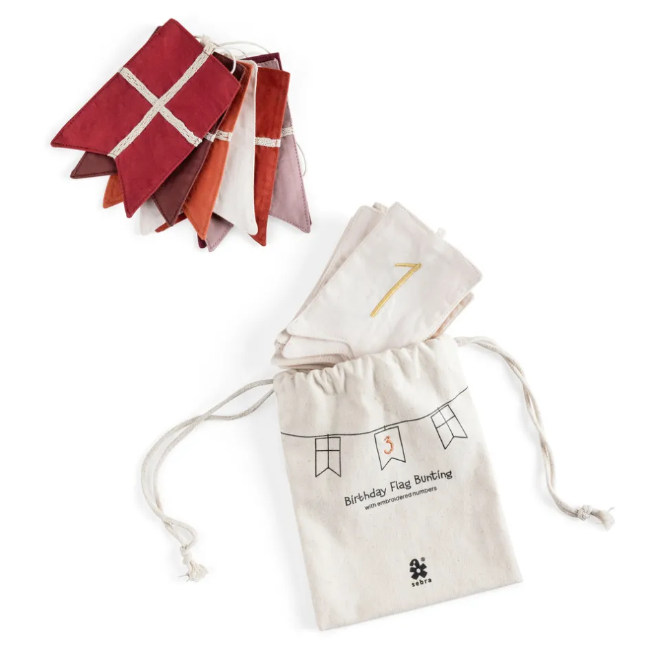 Outlet Fødselsdags flagranke, tal 0-9 Børn Fødselsdagstoge