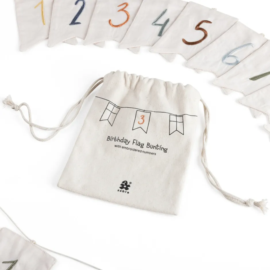 Outlet Fødselsdags flagranke, tal 0-9 Børn Fødselsdagstoge