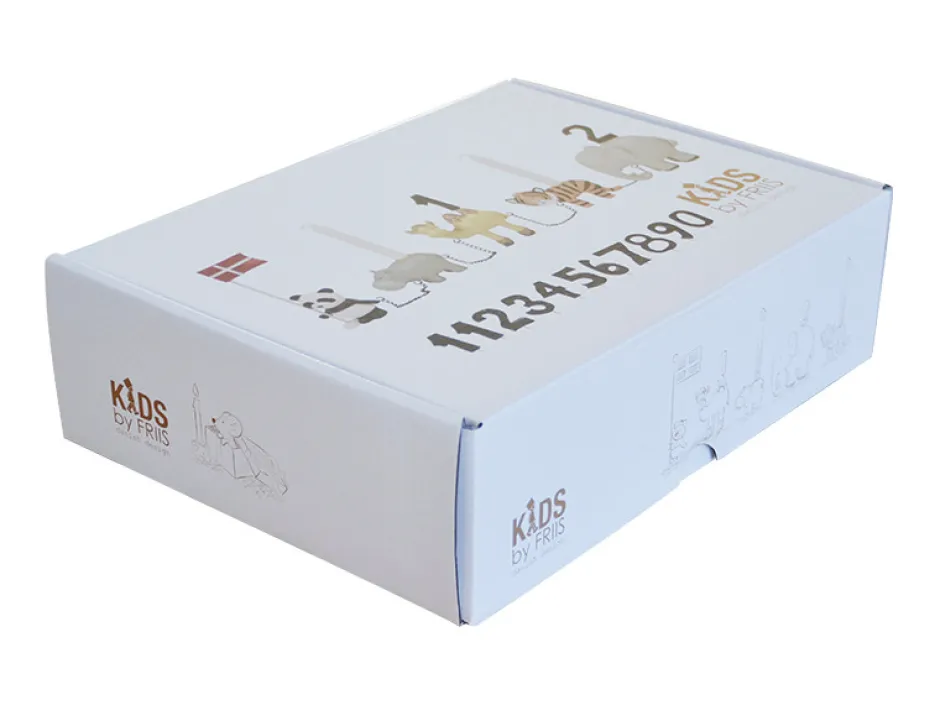 Best Fødselsdagstog, Zoo dyr m. 11 tal Børn Fødselsdagstoge