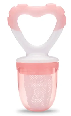 Hot FLAVORILLO 2 i 1 frugtsut og bidering - pink Foodfeeder Og Frugtsut