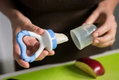 Sale FLAVORILLO 2 i 1 frugtsut og bidering - grøn Foodfeeder Og Frugtsut