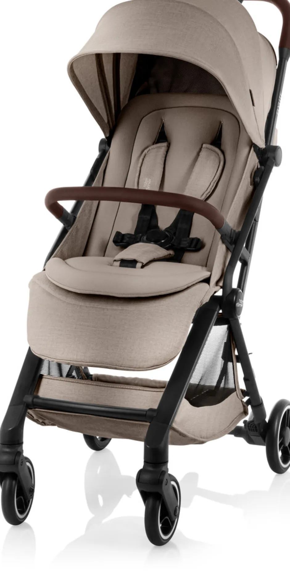 New Flylite - Style teak Klapvogne Med Flade Sæder|Rejseklapvogne