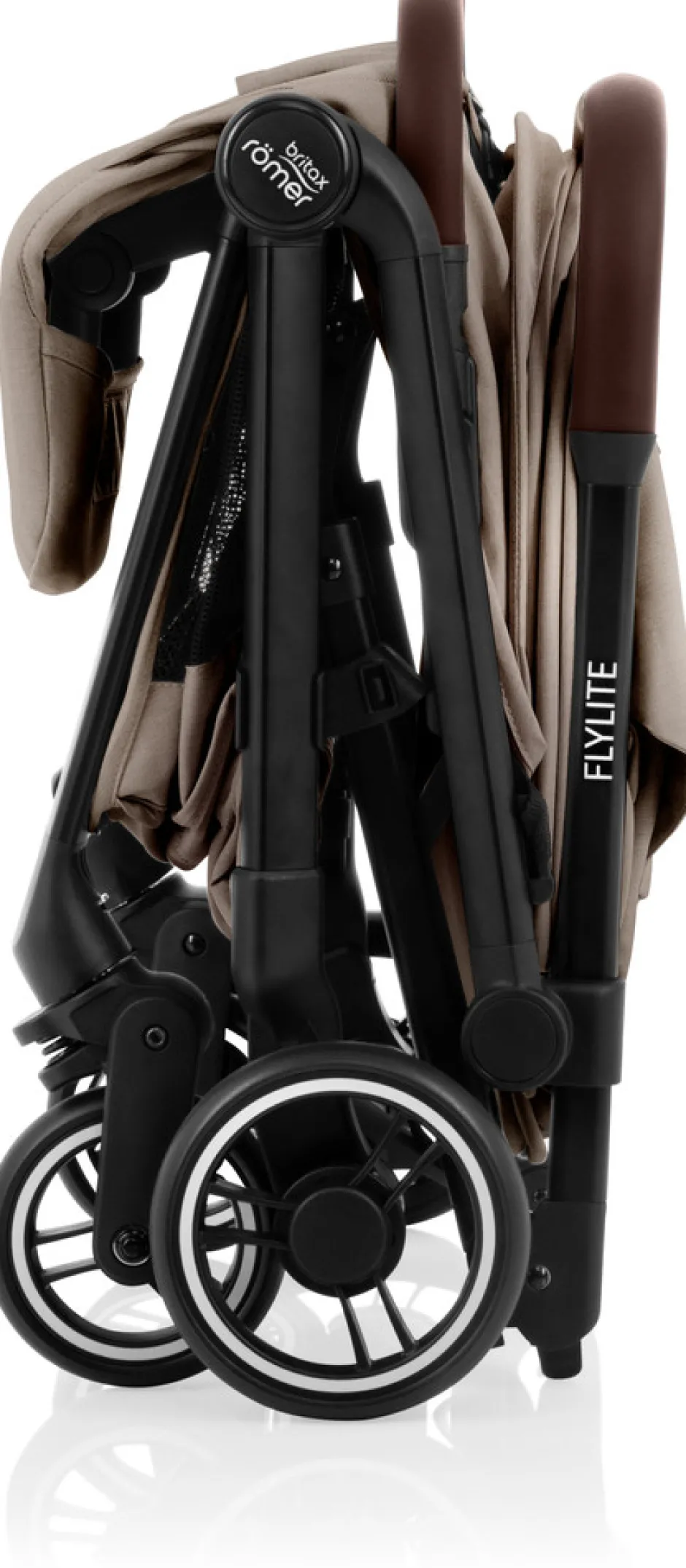 New Flylite - Style teak Klapvogne Med Flade Sæder|Rejseklapvogne