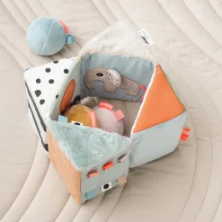 New Folde-ud sanseterning Deer friends Farvemix Legetøj Til Barnevogne & Autostole