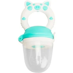 Food feeder (madsut) med blødt greb - Turkis Foodfeeder Og Frugtsut