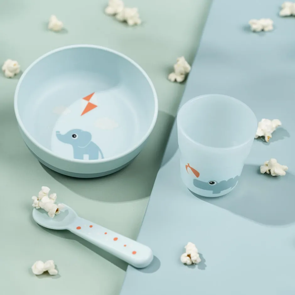 Hot Foodie første spisesæt Playground Blå Service