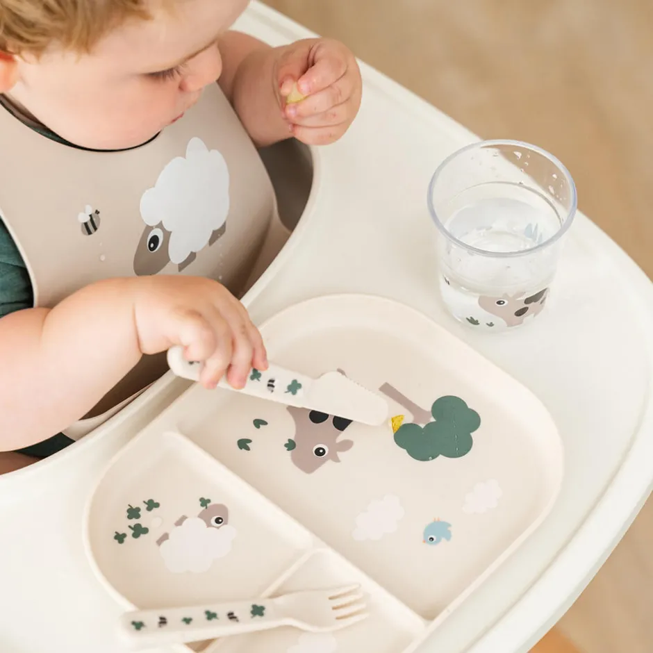 Best Foodie inddelt tallerken Tiny farm Sand Service