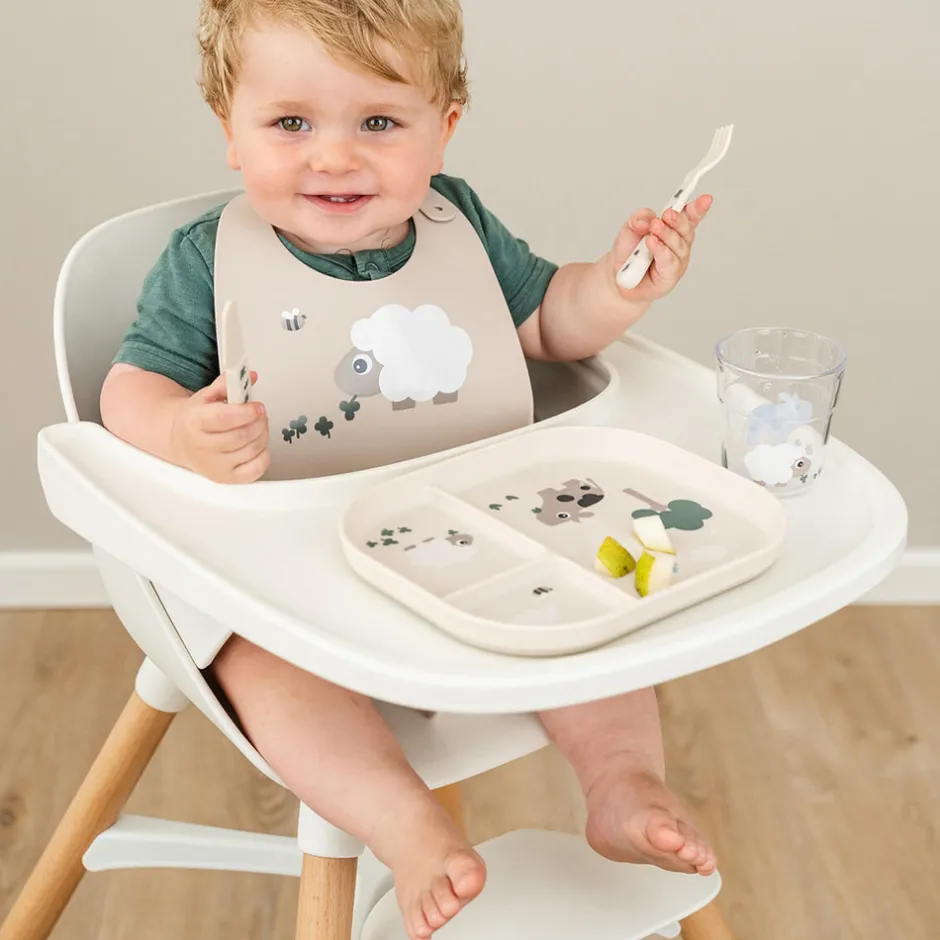 Best Foodie inddelt tallerken Tiny farm Sand Service